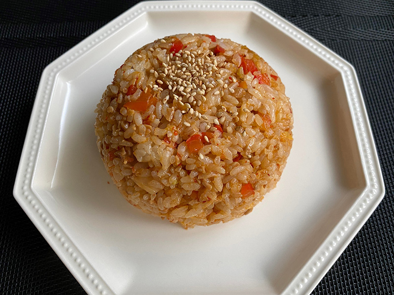 納豆キムチチャーハン