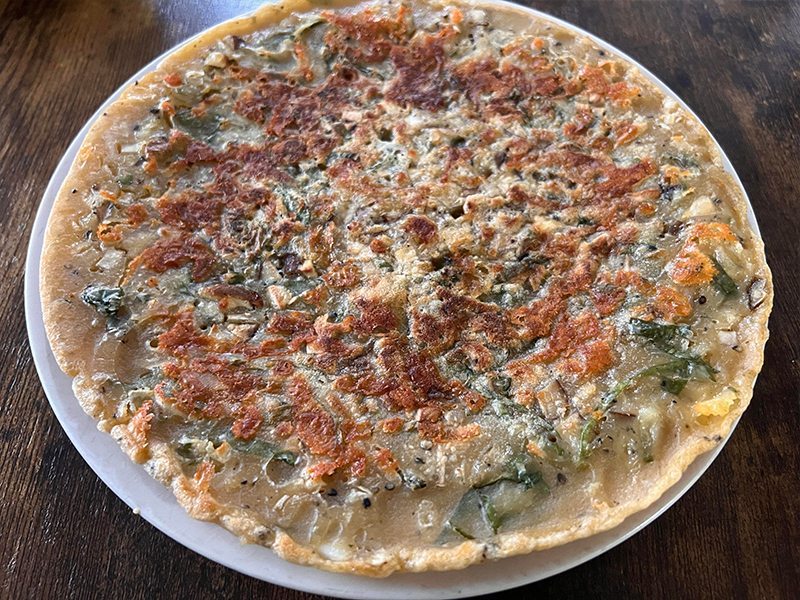 シソとチーズのチヂミ