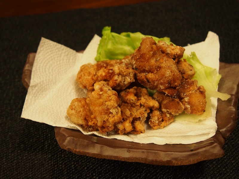 鶏もも肉の竜田揚げ