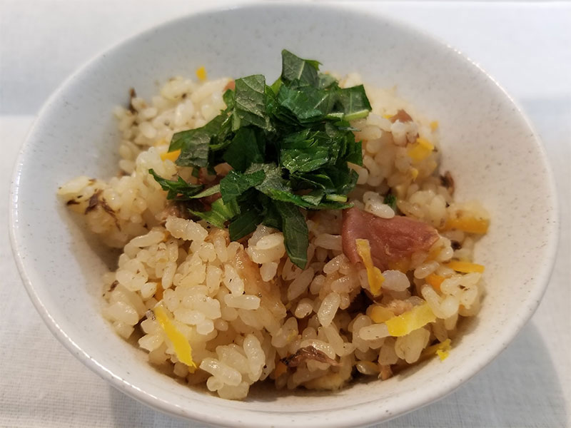 イワシの炊き込み御飯