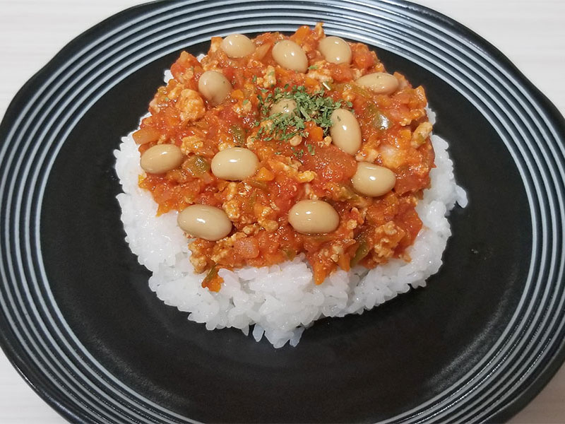 大豆のキーマカレー